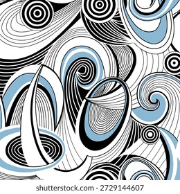 Abstract twist and square vector patern suitable for home decore 