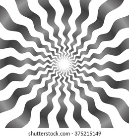 abstract twist, swirl, rays radial stylish background  spiral