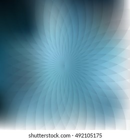 abstract twist, swirl, rays radial stylish background 