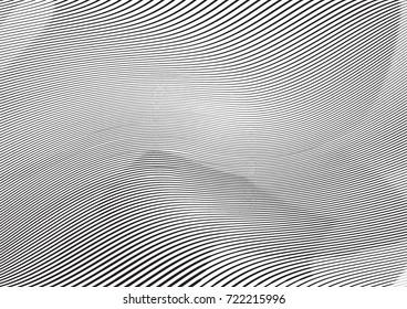 Abstract twisted background. Lines of variable thickness. Halftone effect line pattern.  Grunge modern pop art texture for poster, banner, business cards, cover, postcard, design, labels, stickers