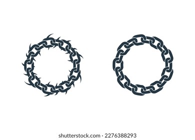 abstract twisted chains and spiked chains