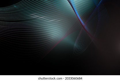 Resumen de líneas retorcidas Tecnología futurista tecnología digital de alta tecnología de fondo. Diseño de banner en medios sociales, panfleto de afiches, pancarta, folleto, volante, web