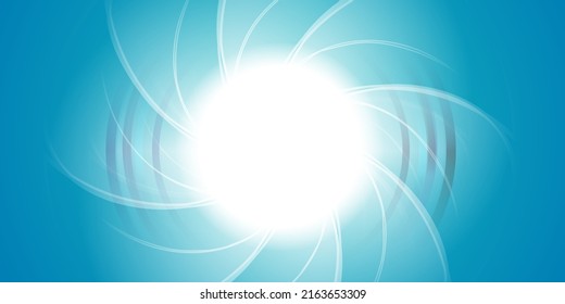 Abstract Twisted Round Curving Spiralling 3D Overlapping Geometric Shapes Pattern, Abstract Futuristic Vector Background, Texture Design, Template with Copyspace, Place, Room for Your Text