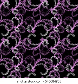 Abstract twisted seamless pattern.