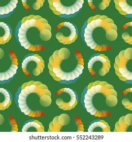 Abstract twisted seamless pattern.