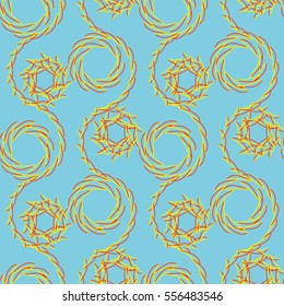Abstract twisted seamless pattern.