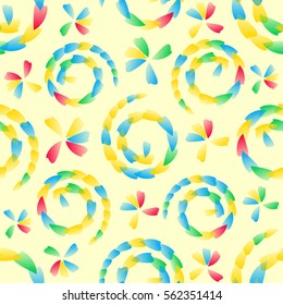 Abstract twisted seamless pattern.