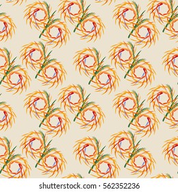 Abstract twisted seamless pattern.