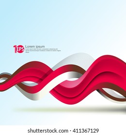 abstract twisting lines abstract material background design. eps10 vector