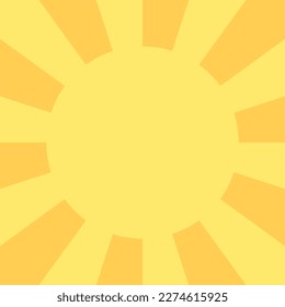 Abstract two color sun background