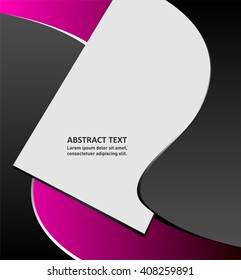 abstract two color wave elements business vector design
