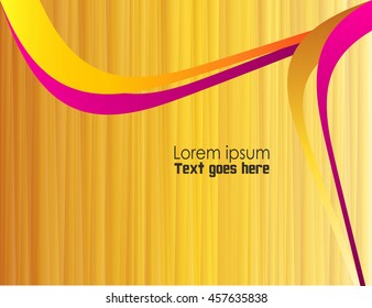 abstract two color wave elements business vector design
