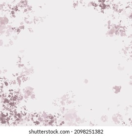 Abstract two colored rose and lavender liquid marble background, Pastel pink violet watercolor drawing effect. Vector illustration