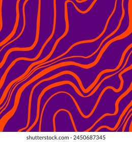 Abstractas Dos Colores Dibujo A Mano Líneas Onduladas Líquidas Diagonales Líneas Onduladas De Tigre De Cebra Rayas De Vector Sin Costura Patrón De Fondo Aislado