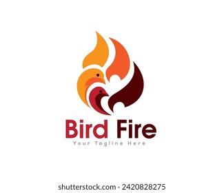 Design-Vorlage für die Inspiration von zwei Logos für abstrakte Brandzeichen