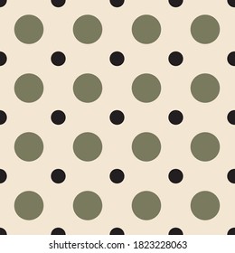 Abstract two size circles geometric pattern