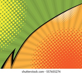 abstract two tone comic book, comic book background vector illustration