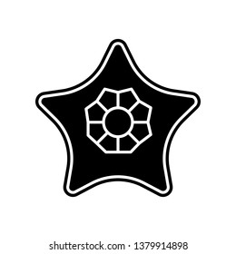 abstract type of flower icon. Element of Flower for mobile concept and web apps icon. Glyph, flat icon for website design and development, app development