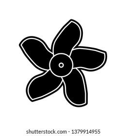 abstract type of flower icon. Element of Flower for mobile concept and web apps icon. Glyph, flat icon for website design and development, app development