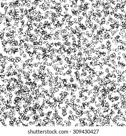 Abstract typewriter numbers seamless background. Endless pattern with random numerical grunge digits spread. School book and note cover decoration. Dress or curtain pattern.