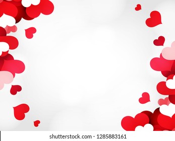 Abstract typography Happy Valentines Day Sale design vector with handwritten calligraphy text, isolated on love based theme background. can be used as valentine love greeting card,header, banner