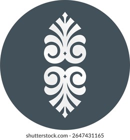 Abstract Typography Tribal Ornaments Vector Bauty Editable, Printable, Laser Cutable