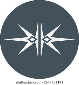 Abstrakte Typografie Tribal Ornaments Vektor Bauty Editierbar, Bedruckbar, Laser Cutable