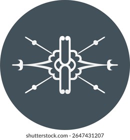 Abstrakte Typografie Tribal Ornaments Vektor Bauty Editierbar, Bedruckbar, Laser Cutable