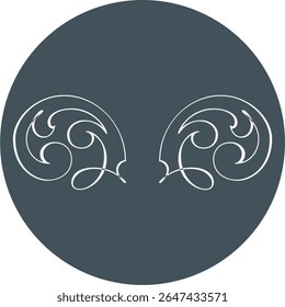 Abstract Typography Tribal Ornaments Vector Bauty Editable, Printable, Laser Cutable