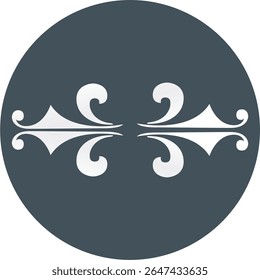 Abstract Typography Tribal Ornaments Vector Bauty Editable, Printable, Laser Cutable