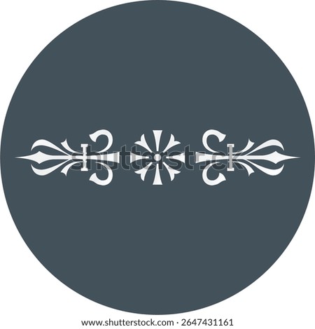 Abstract Typography Tribal Ornaments Vector Bauty Editable, Printable, Laser Cutable