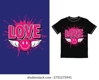 “Modern Abstract Typography T-Shirt Design for Creative Fashion Apparel Print”