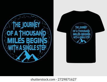 Abstract Typography T-shirt Design with Modern Graphic Elements