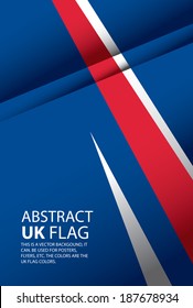 Abstract UK, England Flag (vector Art)