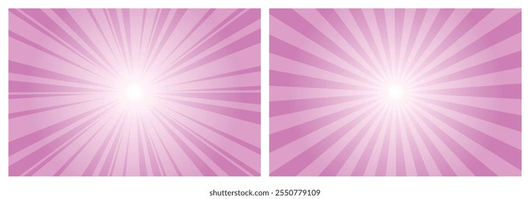 Abstract Ultra Pink Sunburst background. Editable Sunburst background, Sunburst, Sunbeam