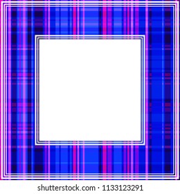 Abstract ultra violet border. Design element for photo frames. Trendy colors.