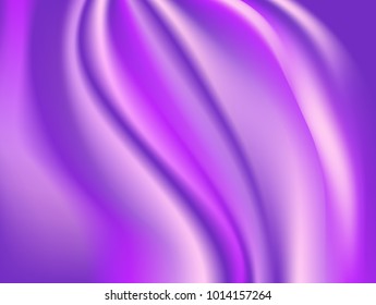 Abstract Ultra violet Satin Silky Cloth Fabric Textile Drape with Crease 
Wavy Folds background.With soft waves and,waving in the wind
Texture of crumpled paper. object Vector,illustration