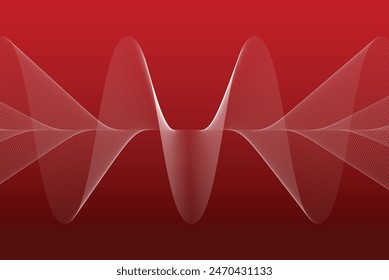Abstract ultrasonic on a gradient background, lighting effects, and rousingly design style.