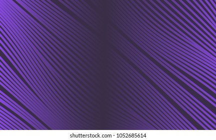 Abstract Ultraviolet Background with 3d Effect in Futuristic Style. Metal Grid. Trendy Background with Wavy Stripes and Gradient for Web Design, Presentation, Poster, Wallpaper, Banner, Illustration.