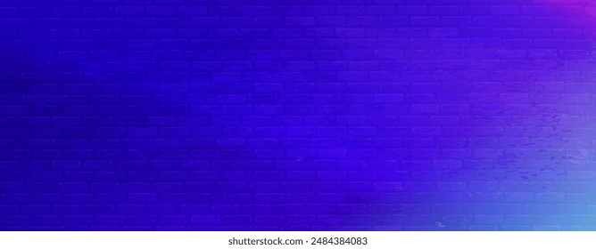 
Abstract ultraviolet background with rich purple, pink and blue shades. Brick texture with neon lighting. Space for logos, messages, text placement, space for text, promotions, etc. sstkBackgrounds