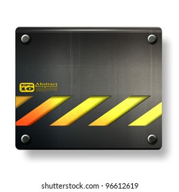 abstract under construction background - vector illustration