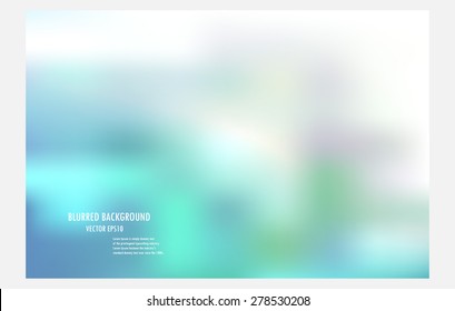 abstract under water blurred background.vector illustration template design for web or cover document.