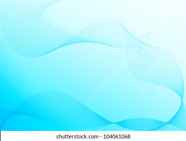 Abstract underwater background, vector illustration. EPS10 vector format