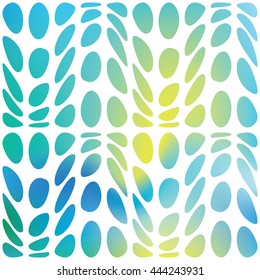 Abstract undulating dots and stains. Abstract decorative wallpaper. Vector seamless patterns. Modern graphic design.