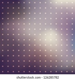 Abstract unfocused background with transparent dots, vector illustration