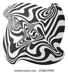 Abstract unformed paint background with Stripes. Vector illustration