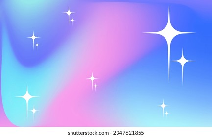Resumen del fondo de degradado de unicornio. Gradación de unicornio colorido. Ilustración del vector