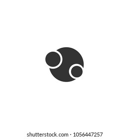 Abstract Union Circle Shape Logo vector