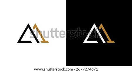 Abstract and unique A1 logo design	
