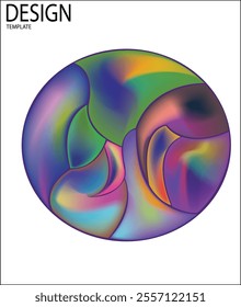 Abstract unique design with colorful circle,Multi Color Clipart , Life Creative Multi Material Gradient Color Circle Pattern, g, Circle, template,Gradient colorful template,eps 10